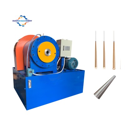 copper aluminum stainless steel metal hydraulic tube reducing thread taper pipe end forming machine