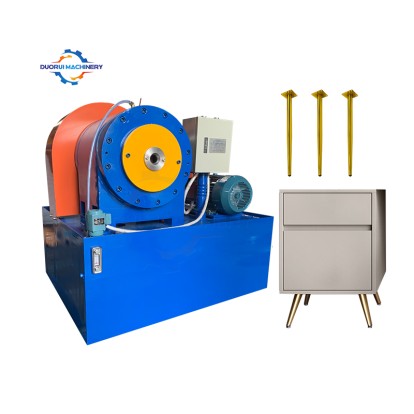 Factory Price Direct Export Metal SS Iron Pipe End Tube Diameter Reducing Tapering Cone Machine Tapering Tube Machine