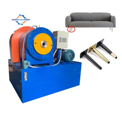 Iron Stair handles making pipe end reduing tapering machine in China