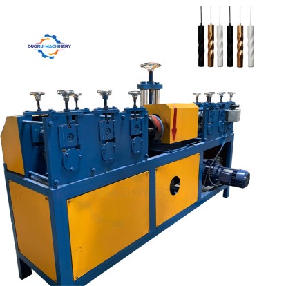 Automatic pipe twisting machine rotary swaging wrought iron machinery