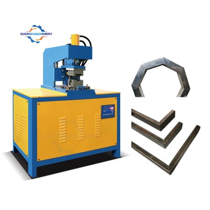 Pipe Angle Punching Machine 45 90 Degree Hydraulic Square Tube Notching Machine for Door Flower Stainless Steel
