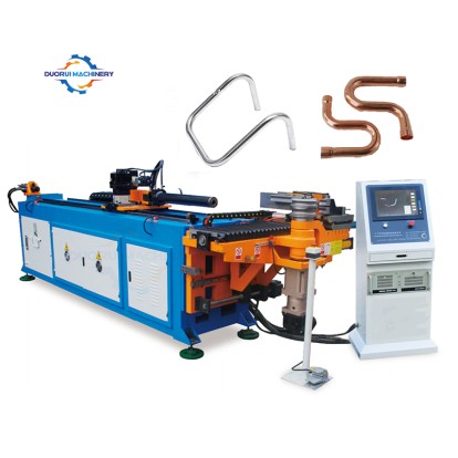 Industrial CNC Hydraulic Pipe Bender Machine High Precision Mandrel Bending Equipment Stainless Steel Exhaust Pipe Bender High Precision Stainless Steel Bender CNC Exhaust Pipe Bending Equipment Hydraulic Mandrel Bender for Industrial Pipes