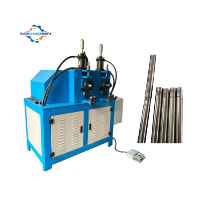 Duorui Factory Customize Dual Station Tooth Rolling Machine Metal Screw Machine Used for Making Broom Handles